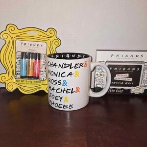 Friends TV Show Mug, Chapstick, and Trivia Set NEW